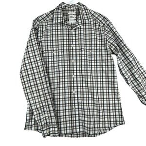Lacoste Modern Fit Mens Long Sleeve Plaid Button Down Shirt Size 42‎